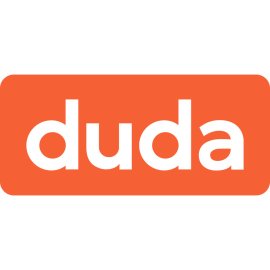 Duda Logo Vector PNG | Modern Website Builder Brandmark | Clean Orange Wordmark Design | Bold Digital Platform Identity