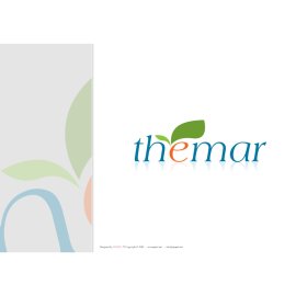 Themar Organic Growth Logo | Fresh Leaf Lettermark Identity | Nature-Inspired Wordmark Design | Clean Eco Brand Emblem