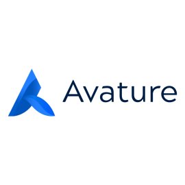Avature logo vector PNG | Modern blue Avature brand emblem | Abstract A-shaped Avature symbol | Professional Avature wordmark design