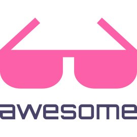 Awesome Sunglasses Logo Vector PNG | Bold Pink Shades Emblem | Modern Geek-Chic Brand Mark | Playful Urban Cool Identity