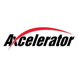 Axcelerator Logo Vector PNG | Dynamic Performance Branding | Speed and Momentum Visual Identity | Modern Typographic Wordmark with Red Arc