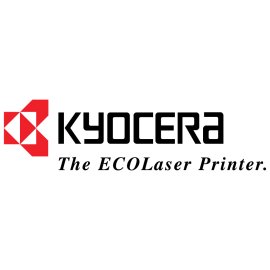Kyocera Logo Vector PNG | Kyocera ECO Laser Printer Brand Mark | Modern Geometric Kyocera Wordmark | Red Symbol with Black Typography
