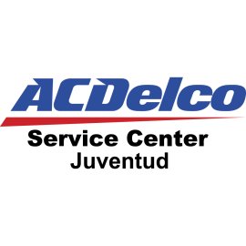 ACDelco Service Center Juventud Logo Vector|Automotive Parts and Services Brand Emblem|ACDelco Professional Car Maintenance Identity|Official ACDelco Service Center Wordmark Design