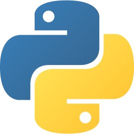 Python Logo Vector PNG | Modern Python Programming Emblem | Blue and Yellow Python Icon | Official Python Language Symbol