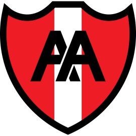 AA shield emblem in red and white | Bold PA monogram inside crest | Modern sports-style badge logo | Strong geometric identity mark