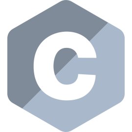 C Programming Language Logo Vector PNG | Modern Hexagonal C Language Emblem | Minimalist C Developer Icon | Clean Flat C Coding Symbol