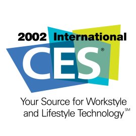 2002 International CES Logo Vector PNG | International CES 2002 Technology Showcase Emblem | Consumer Electronics Show 2002 Brandmark | CES 2002 Workstyle and Lifestyle Technology Logo