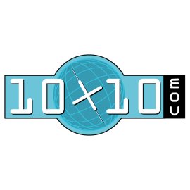 10x10.com Logo Vector PNG | Globally Networked Digital Identity | Minimalist Tech-Inspired Emblem | Modern Numeric Brand Mark