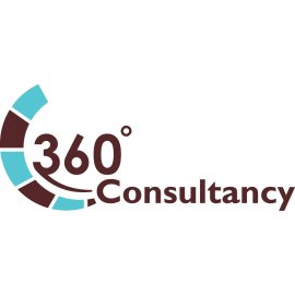360 Degree Consultancy Logo Vector Png | Complete Strategic Insight Branding | Modern Circular Business Advisory Emblem | Professional 360-Degree Solutions Identity