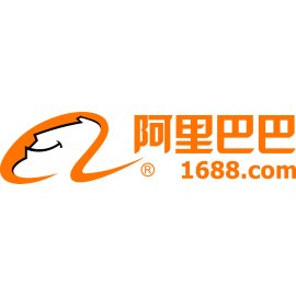 1688.com Alibaba Chinese Wholesale Platform Logo | Bright Orange Alibaba 1688 Brand Mark | 1688 B2B Marketplace Visual Identity | Alibaba 1688 E‑Commerce Site Emblem