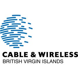 Cable And Wireless BVI Logo Vector PNG | Cable & Wireless British Virgin Islands Brandmark | Caribbean Telecommunications Identity | Global Connectivity Sphere Emblem
