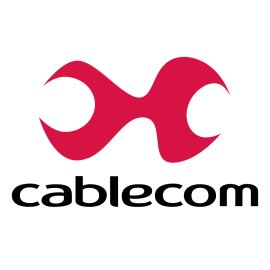 Cablecom Logo Vector PNG | Modern telecommunications brand emblem | Dynamic red abstract symbol | Contemporary cable and internet identity