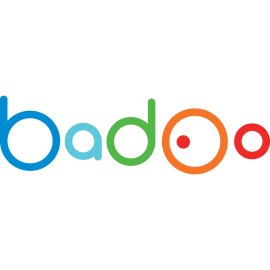 Badoo Logo Vector PNG | Colorful Social Networking Wordmark | Playful Dating App Branding | Modern Rounded Lettering Design
