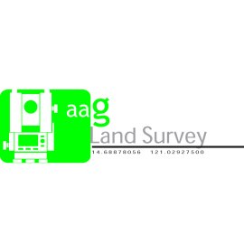 Aag Geoinformatics Corporation Land Survey Logo Vector | Modern surveying instrument emblem | Precision geospatial branding mark | Clean professional mapping identity
