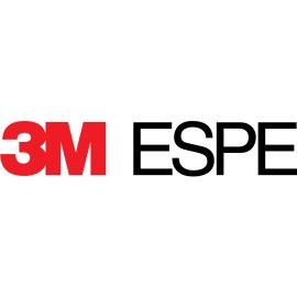 3M ESPE corporate brand mark | 3M ESPE dental division logo | Red and black 3M ESPE wordmark | Minimalist 3M ESPE branding symbol