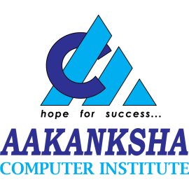 Aakanksha Computer Institute Logo Vector PNG | Professional Educational Emblem Design | Modern Technology Training Brandmark | Hope for Success Identity Symbol