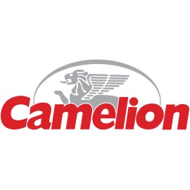 Camelion Logo Vector PNG | Dynamic Red Wordmark | Winged Creature Emblem | Modern Energy Brand Identity