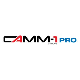CAMM-1 PRO modern logo design | Professional cutting plotter branding | High-precision Roland CAMM-1 PRO mark | Bold industrial technology wordmark