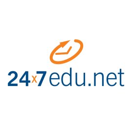 24x7edu.net Logo Vector PNG | 24x7edu.net Education Brand Mark | 24x7edu.net Online Learning Emblem | 24x7edu.net Continuous Learning Identity