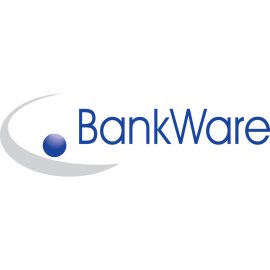BankWare Logo Vector PNG | Modern Banking Software Emblem | Corporate Financial Technology Identity | Blue Sphere Fintech Brand Mark