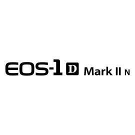 Canon EOS‑1D Mark II N Logo Vector PNG | Professional DSLR Series Wordmark | Minimalist Monochrome Camera Branding | High‑End Photography Equipment Emblem