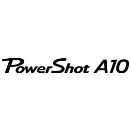 Canon PowerShot A10 Logo Vector|Classic PowerShot A-Series Branding|Compact Digital Camera Line Mark|Iconic Early Canon PowerShot Identity