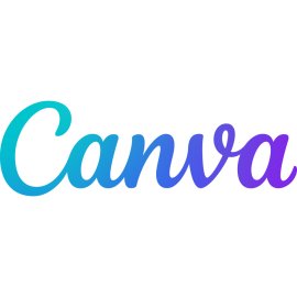 Canva Logo Vector PNG | Modern Gradient Script Canva Wordmark | Creative Design Platform Branding | Versatile Digital Media Identity