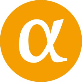 Alpha Logo Vector PNG | Bold Greek Letter Alpha Emblem | Minimalist Alpha Brand Mark | Modern Circular Alpha Icon