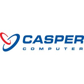 Casper Computer Logo Vector PNG | Modern Tech Identity for Casper Computer | Dynamic Blue and Red Casper Computer Emblem | Professional Corporate Branding Logo Casper Computer