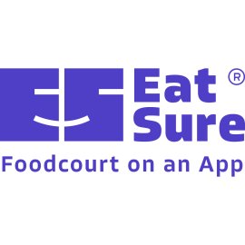 Eat Sure Foodcourt On An App Logo Png | Eat Sure Foodcourt On An App Logo Vector | Digital Dining Hub  |  Assured Convenience  |  App-Integrated Feast  |  Modern Food Discovery