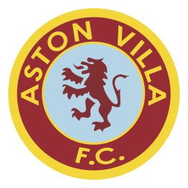 Aston Villa F.C. Emblem | Classic Claret and Blue Crest | Lion Rampant Football Badge | Historic Birmingham Club Symbol