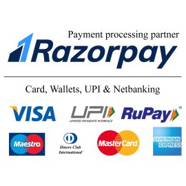 Razorpay With All Cards Upi Logo Png | Razorpay With All Cards Upi Logo Vector | Unified Digital Payments  Seamless Transaction Gateway  Trusted Financial Partner  Every Card and UPI Accepted