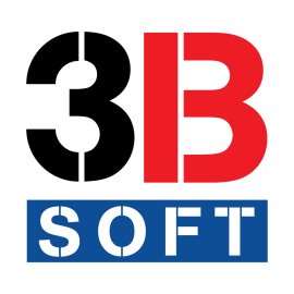 3B Soft Logo Vector PNG | Bold 3B Soft brand emblem | Modern typographic 3B Soft mark | Minimal geometric 3B Soft identity