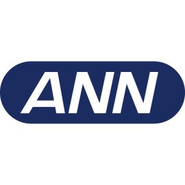 ANN Logo Vector PNG | Bold ANN Wordmark Icon | Blue Oval ANN Brand Emblem | Modern ANN Corporate Badge