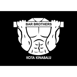 Bar Brothers Kota Kinabalu Logo Vector PNG | Street Workout Fitness Emblem | Calisthenics Training Brand Mark | Urban Strength Community Badge