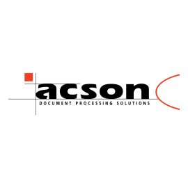 Acson Logo Vector PNG | Acson Document Processing Solutions Logo | Modern Acson Corporate Emblem | Acson Brand Identity Mark