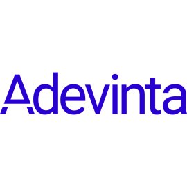 Adevinta Logo Vector PNG | Modern wordmark in bold blue typography | Clean digital marketplace brand identity | Contemporary corporate logo design