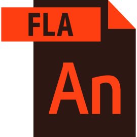 Adobe Animate File Logo Vector PNG | Adobe Animate FLA Document Icon | Adobe An Branding Symbol | Adobe Animation Software Logo