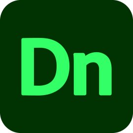 Adobe Dimension CC Logo Vector PNG | Adobe Dn 3D design icon | Creative Cloud 3D branding mark | Modern Adobe Dimension application badge