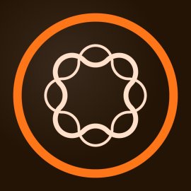 Adobe Experience Manager Logo Vector PNG | Adobe Experience Manager circular emblem | AEM interconnected loop symbol | Adobe Experience Manager brand icon