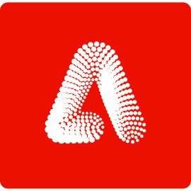 Adobe Firefly Logo Vector PNG | Generative Creativity Symbol | Dynamic Dot Matrix A Emblem | Modern Adobe Creative Ecosystem Icon