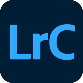 Adobe Lightroom Classic CC Logo Vector PNG | Lightroom Classic CC Icon in Blue Square | LrC Creative Cloud Photography Logo | Adobe Photo Editing Software Badge