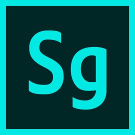 Adobe SpeedGrade CC logo vector PNG | Adobe Sg monogram icon | Turquoise creative grading symbol | Professional color correction suite emblem