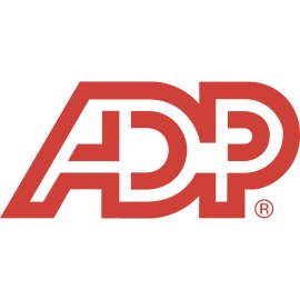 ADP logo vector PNG | ADP red logotype design | Modern ADP corporate emblem | ADP brand mark for HR and payroll solutions