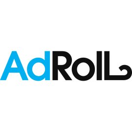 AdRoll Logo Vector PNG | AdRoll Wordmark in Blue and Black | Modern AdRoll Branding Symbol | AdRoll Marketing Platform Logo