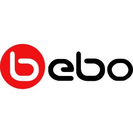 Bebo Logo Vector PNG | Bebo Social Network Emblem | Red Circle Bebo Icon | Modern Bebo Wordmark