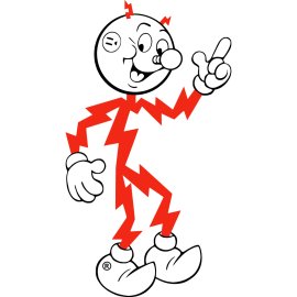 Reddy Kilowatt Logo Png | Reddy Kilowatt Logo Vector | The Energetic Ambassador  The Personified Spark  Icon of Electrification  Symbol of Modern Power
