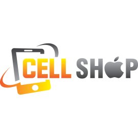 Cell Shop Logo Vector | Cell Phone Retail Branding | Modern Mobile Store Emblem | Gradient Smartphone Icon Design