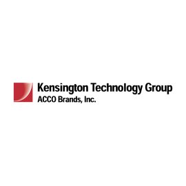 Kensington Technology Group Logo Vector PNG | Kensington red square emblem with curved highlight | Professional corporate wordmark for Kensington Technology Group | ACCO Brands Inc. technology subsidiary identity