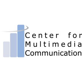 Center For Multimedia Communications Logo Vector PNG | Modern communication research emblem | Abstract bar-graph signal identity | Professional academic technology mark